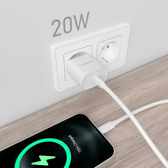 Зарядно за стена Aisens A110-0752 Бял 20 W (1 броя)