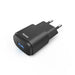 Разопаковано Мрежово зарядно Hama USB-A 6 W Черен