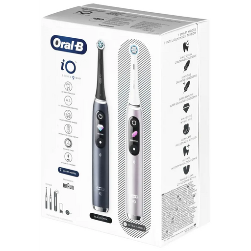 BRAUN ORAL-B ЕЛЕКТРИЧЕСКА ЧЕТКА ЗА ЗЪБИ IO 9N КОМПЛЕКТ DUO