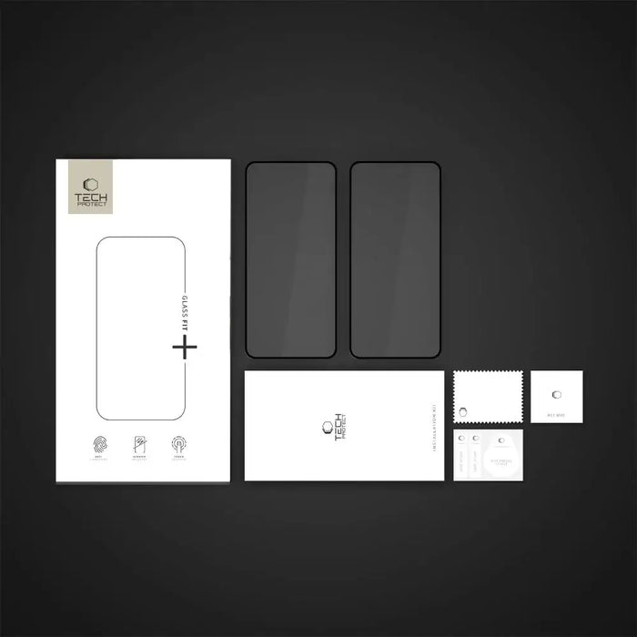 Закалено стъкло Tech-Protect Glass Fit + 2-pack за Xiaomi