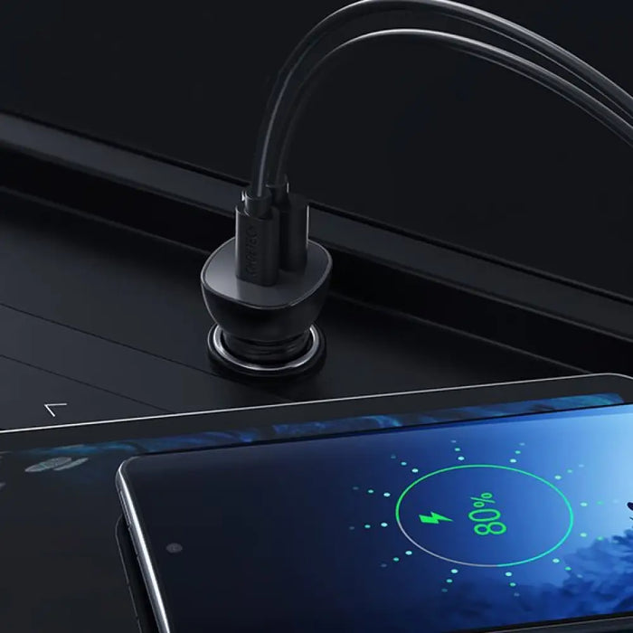 Зарядно за кола Choetech TC0005 USB-C PD USB QC3.0 3A 36W