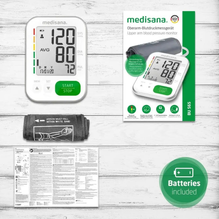 Апарат за кръвно налягане Medisana BU 565 за горната част