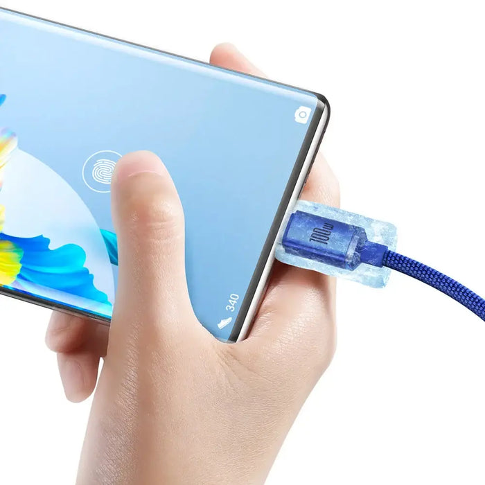 Кабел за данни Baseus crystal shine series за бързо