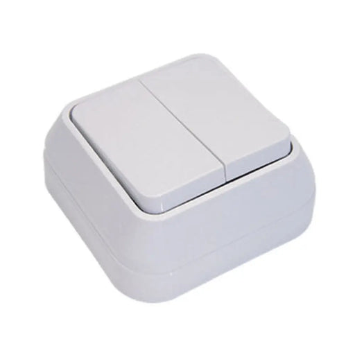 СЕРИЕН КЛЮЧ ЗА ОТКРИТ МОНТАЖ БЯЛ IP20 MAKEL MIMOSA