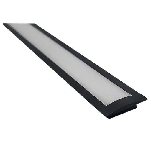 АЛУМИНИЕВ ПРОФИЛ ЗА LED ЛЕНТА ЗА ВГРАЖДАНЕ 3M ЧЕРЕН D-IL