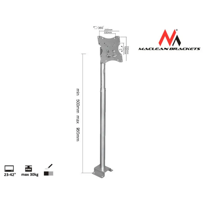 Поставка за телевизор MacLean MC-504A S 23’’ 42’’ 30 Kg