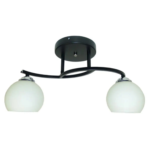 ПОЛИЛЕЙ ДВОЙКА Е27 ЧЕРЕН/ХРОМ D-IL ALBA PILA