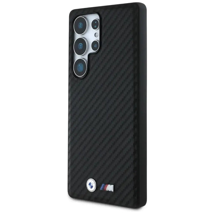 Кожен калъф BMW Carbon MagSafe за Samsung Galaxy S25 Ultra