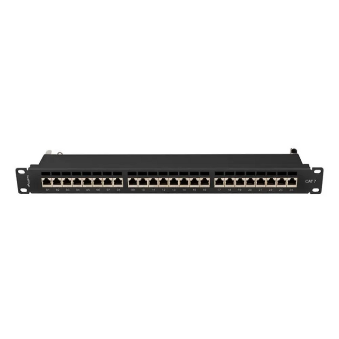 Пач панел Lanberg 24 порта 1U 19’’ CAT.7 ftp с кабелен