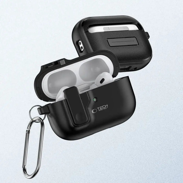 Тънък калъф Tech-Protect с карабинер за Apple AirPods Pro 1