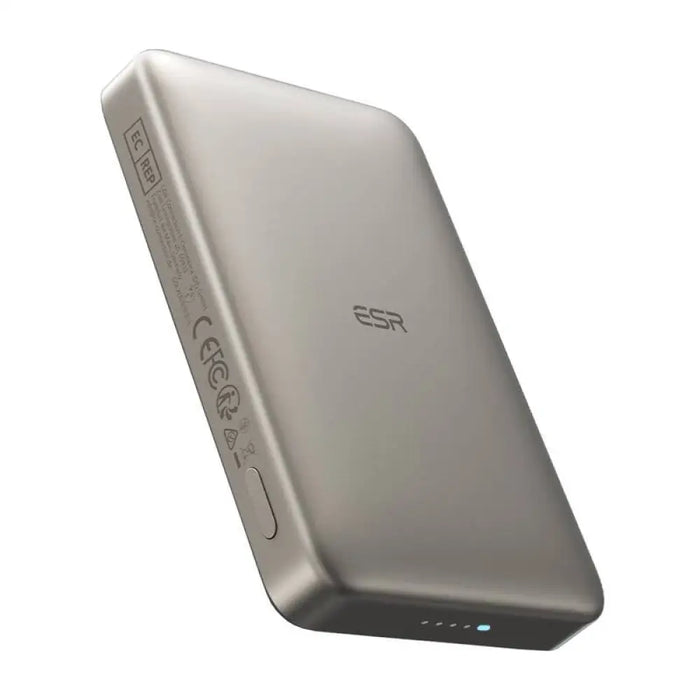Магнитна преносима батерия ESR Qi2 MagSlim 10000 mAh жълта