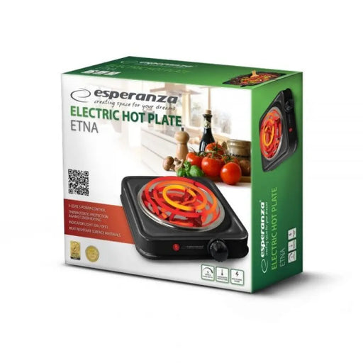 Котлон Esperanza EKH012K Черен Плот 21 см 1 зона(и)