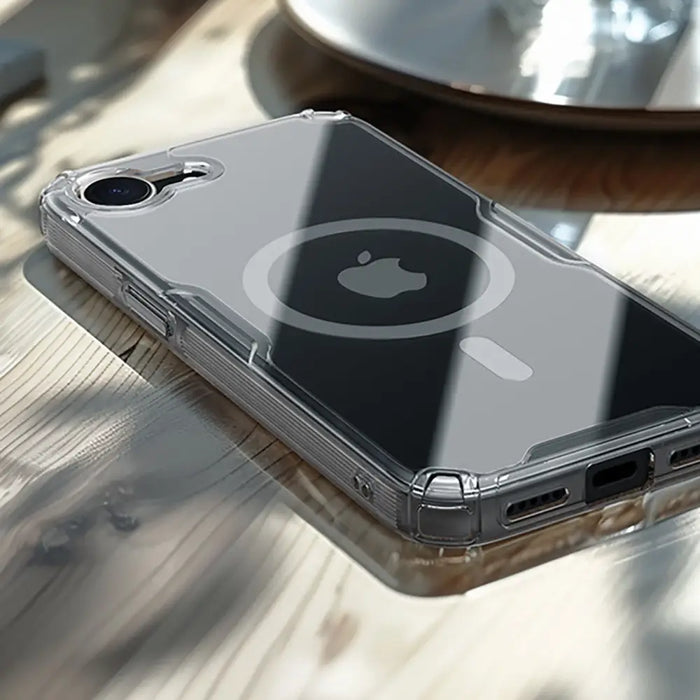 Магнитен калъф Nillkin Nature Pro за iPhone 16e - прозрачен