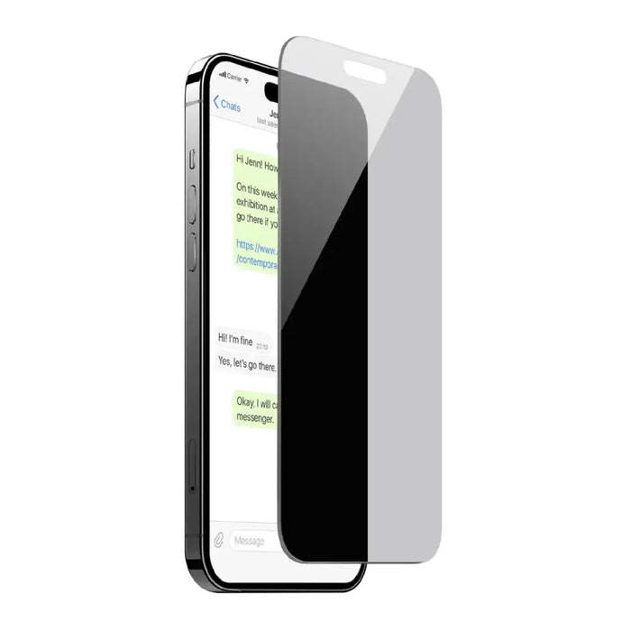 Закалено стъкло Puro Privacy за iPhone 16 Plus / iPhone 15
