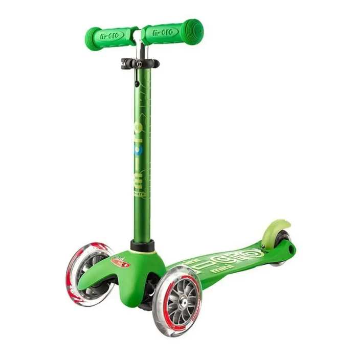 Микро триколесен скутер/райдър Mini 3in1 Deluxe Green