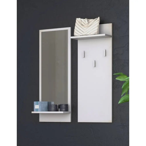 Закачалка за дрехи Topeshop RIVA WIESZAK BIEL Бяла