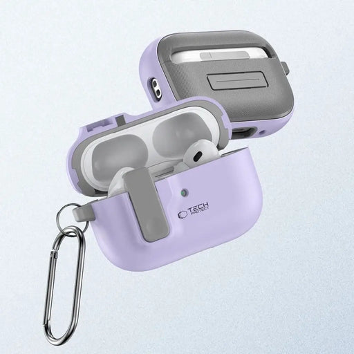Тънък калъф Tech-Protect с карабинер за Apple AirPods Pro 1