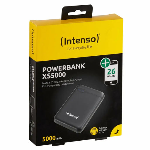 Преносима батерия Powerbank INTENSO Черен 5000 mAh