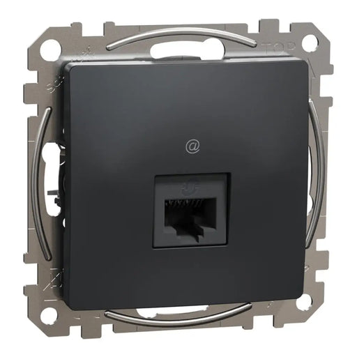 РОЗЕТKА ИНТЕРНЕТ RJ45 АНТРАЦИТ SCHNEIDER SEDNA (SDD114461)