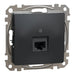 РОЗЕТKА ИНТЕРНЕТ RJ45 АНТРАЦИТ SCHNEIDER SEDNA (SDD114461)