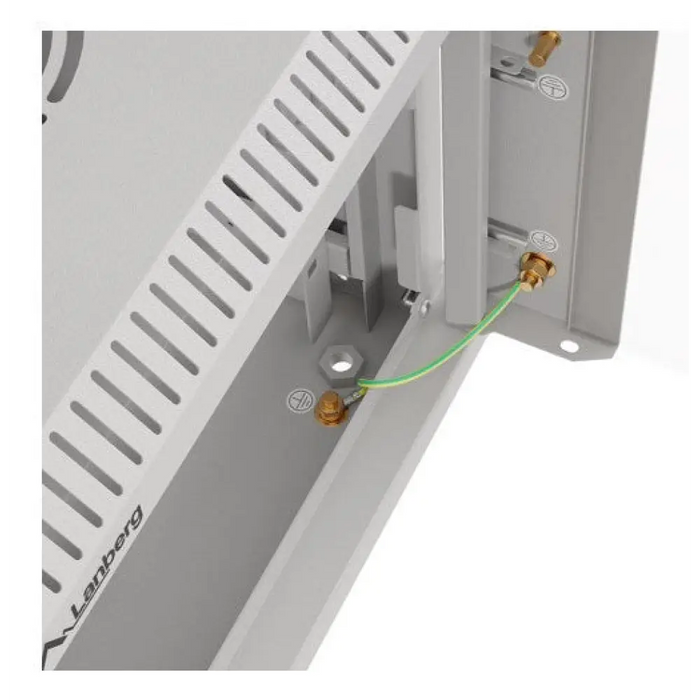 Шкаф Lanberg 10’’ за стенен монтаж 6U/300x300 (плосък
