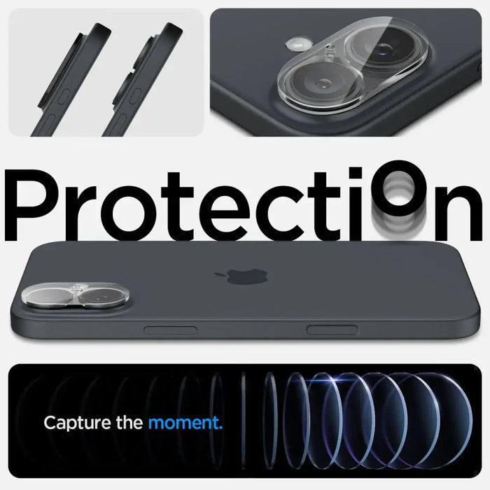 Закалено стъкло Spigen Optik Glas.tR за камера iPhone 16