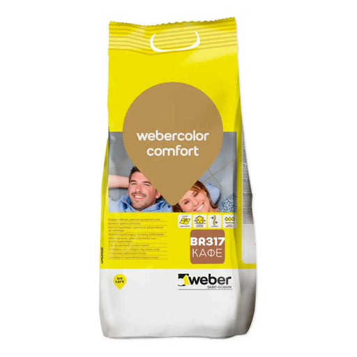ФУГИРАЩА СМЕС ЗА ВЪТРЕШНА И ВЪНШНА УПОТРЕБА WEBER COLOR