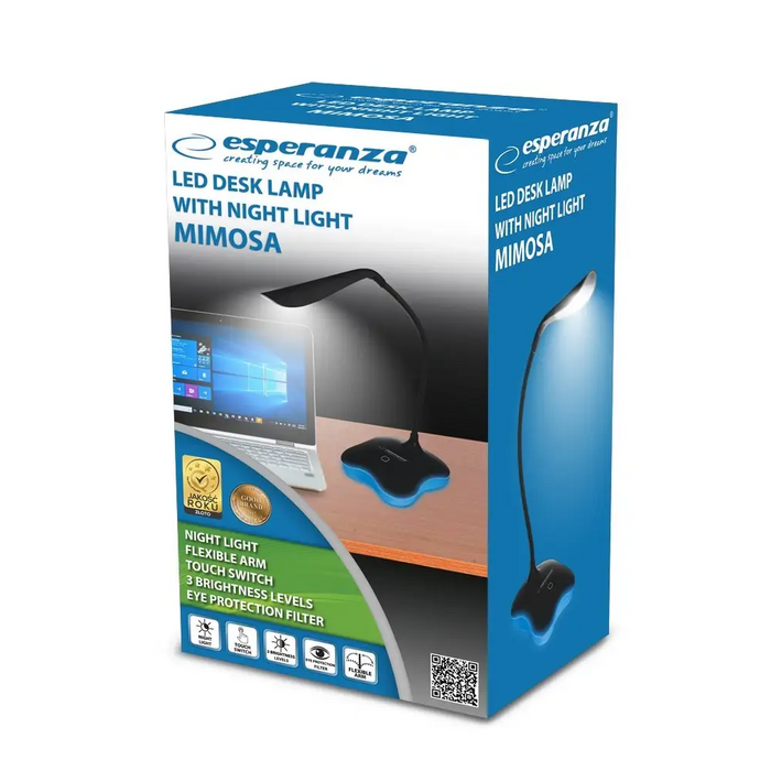 Настолна лампа Esperanza ELD105K 3 W LED Черна