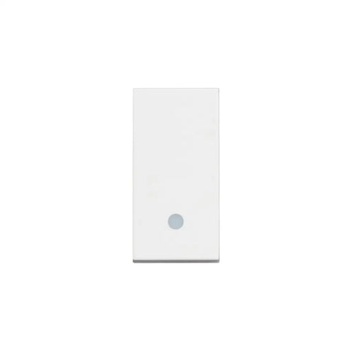 ЕДНОПОЛЮСЕН КЛЮЧ 1 МОДОЛЕН с LED ИНДИКАЦИЯ RW4001L CLASSIA