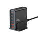 Зарядна станция Tech-protect DC80W-GAN 6-PORT PD80W/QC3.0