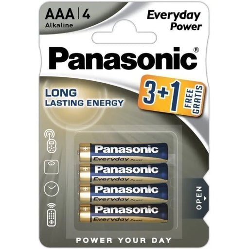БАТЕРИЯ LR03/4BP 3 + 1 EPS EVERYDAY POWER PANASONIC