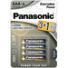БАТЕРИЯ LR03/4BP 3 + 1 EPS EVERYDAY POWER PANASONIC