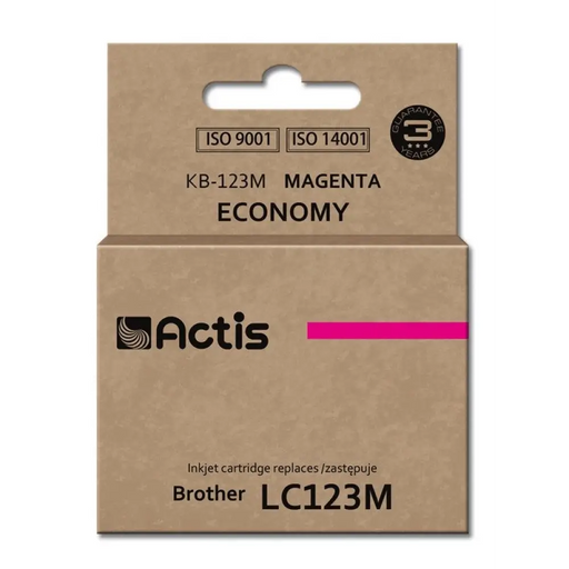 Мастило Actis KB-123M (заместител за Brother LC123M/LC121M;