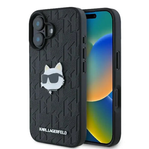 Калъф за iPhone 16 с монограм Choupette на Karl Lagerfeld