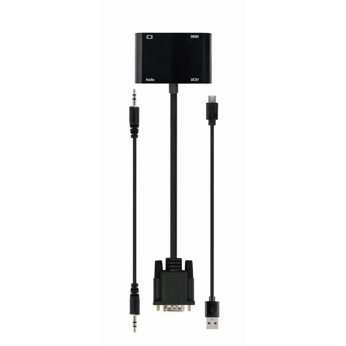 Gembird A-VGA-HDMI-02 адаптер за видео кабел 0,15 m HDMI