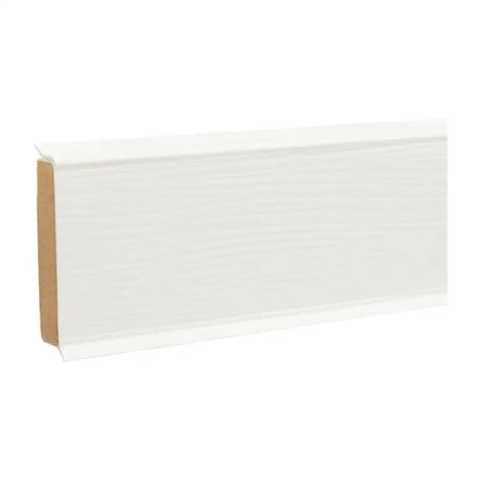 ПОДОВ MDF ПЕРВАЗ С PVC ПОКРИТИЕ DOELLKEN CUBU 60 БЯЛО ДЪРВО
