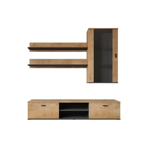Комплект Cama SOHO 5 (шкаф RTV180 + шкаф + рафтове) дъб