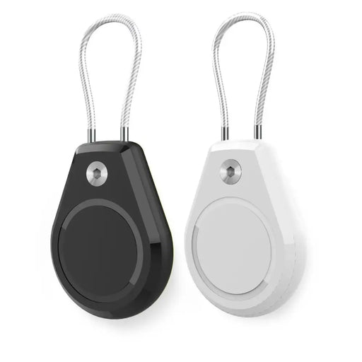 Водоустойчив калъф Apple AirTag със стоманен кабел - черен