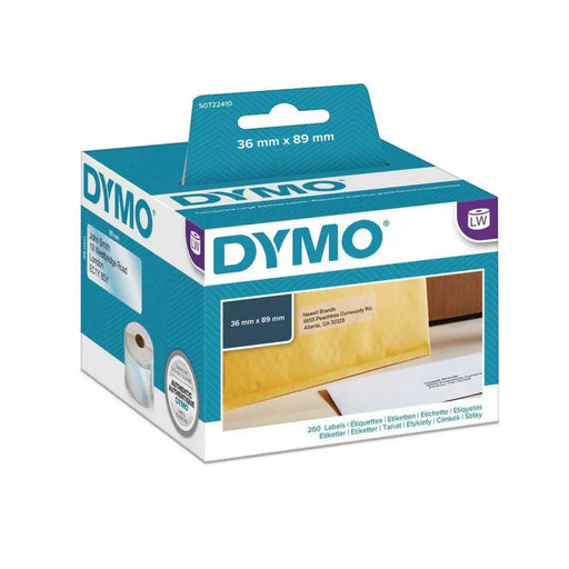Етикети за принтер Dymo 89 x 36 mm LabelWriter™ Прозрачен