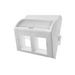 Преходник 45x45 2xRJ45 (изпъкнал ъгъл) ALANTEC