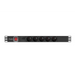 Lanberg разпределителен блок (pdu) 19’’ 1U 16a 2m 5x