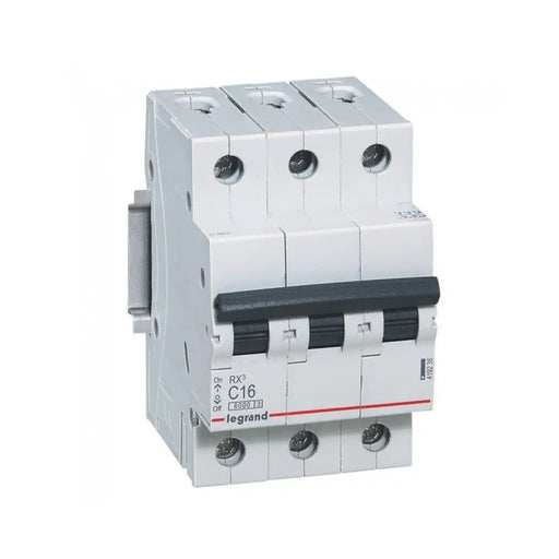 ТРИПОЛЮСЕН АВТОМАТИЧЕН ПРЕКЪСВАЧ RX³-MCB 3P C 16A 6KA
