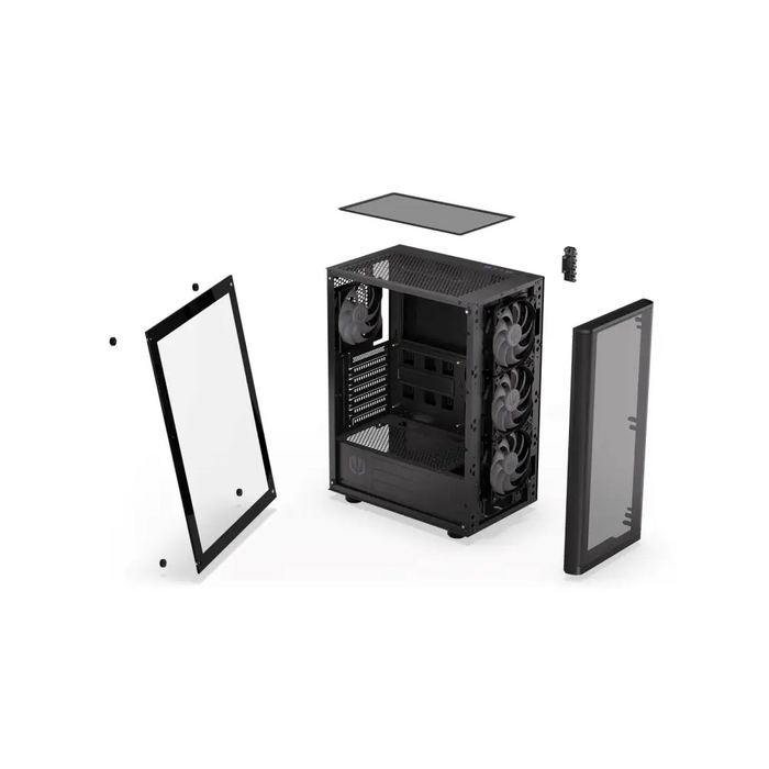 Кутия ENDORFY Ventum 200 ARGB - Middle Tower