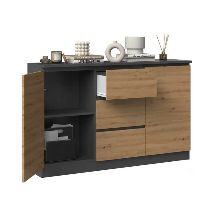 2D3S скрин 120x30x75 см антрацит/artisan