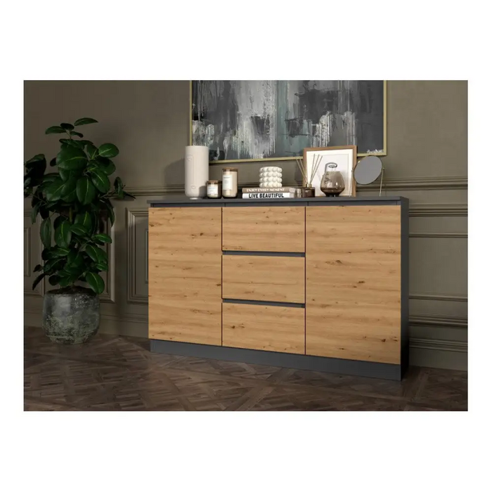 2D3S скрин 120x30x75 см антрацит/artisan