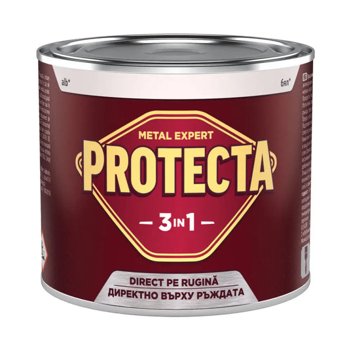 3 В 1 ЕМАЙЛЛАК 500 ML БЯЛ ЦВЯТ PROTECTA