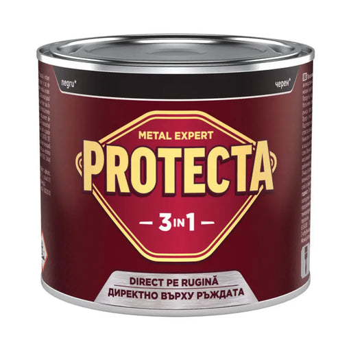 3 В 1 ЕМАЙЛЛАК 500 ML ЧЕРЕН ЦВЯТ PROTECTA