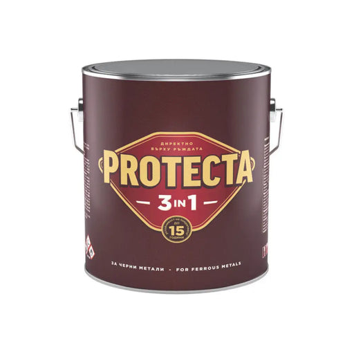 3 В 1 ЕМАЙЛЛАК 2.5 L ТЪМНО ЗЕЛЕН ЦВЯТ PROTECTA