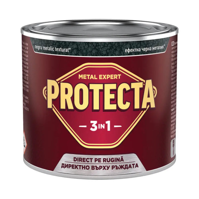 3 В 1 ЕМАЙЛЛАК 500 ML ЦВЯТ ЧЕРЕН МЕТАЛИК PROTECTA