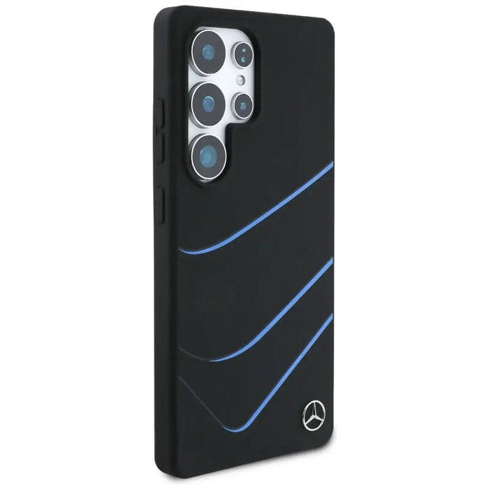 Силиконов кейс MagSafe с контрастни извивки Mercedes